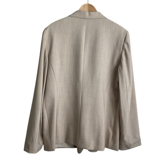 Lafayette 148 Women Jacket 16 Wool‎ Silk Career Blazer Classic Capsule Business - Picture 3 of 13